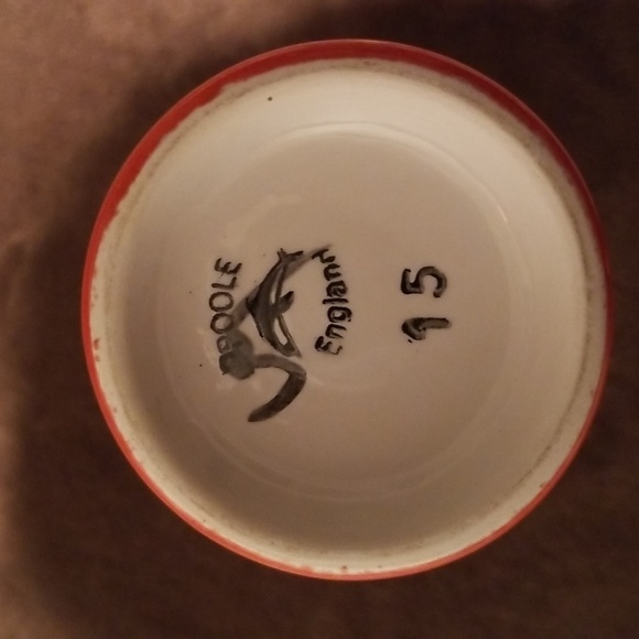 1970s Vintage Poole Pottery Vase Delphis 15 Abstract signed by Elaine Martin - Picture 15 of 17